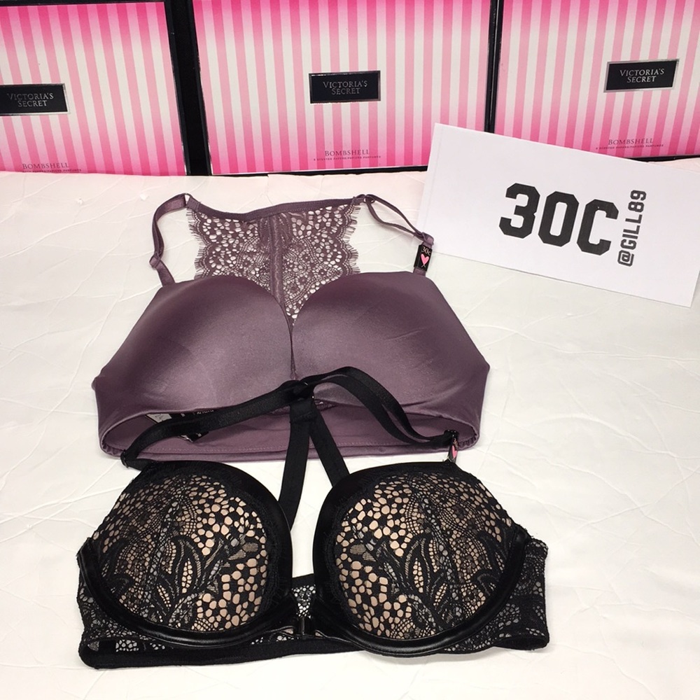 NWT Bundle Victoria Secret pushup Bra 30C